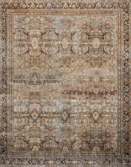Loloi Layla Lay03 Rug, Olive/Charcoal Mediterranean Area Rugs by