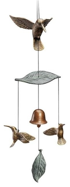 Hummingbird Trio Wind Chime Tropical Wind Chimes By Unbeatablesale Inc