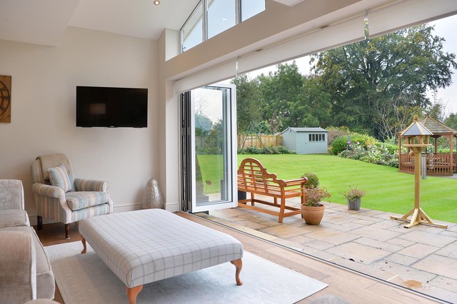 House Extensionpatio doors trendy-dagligstue
