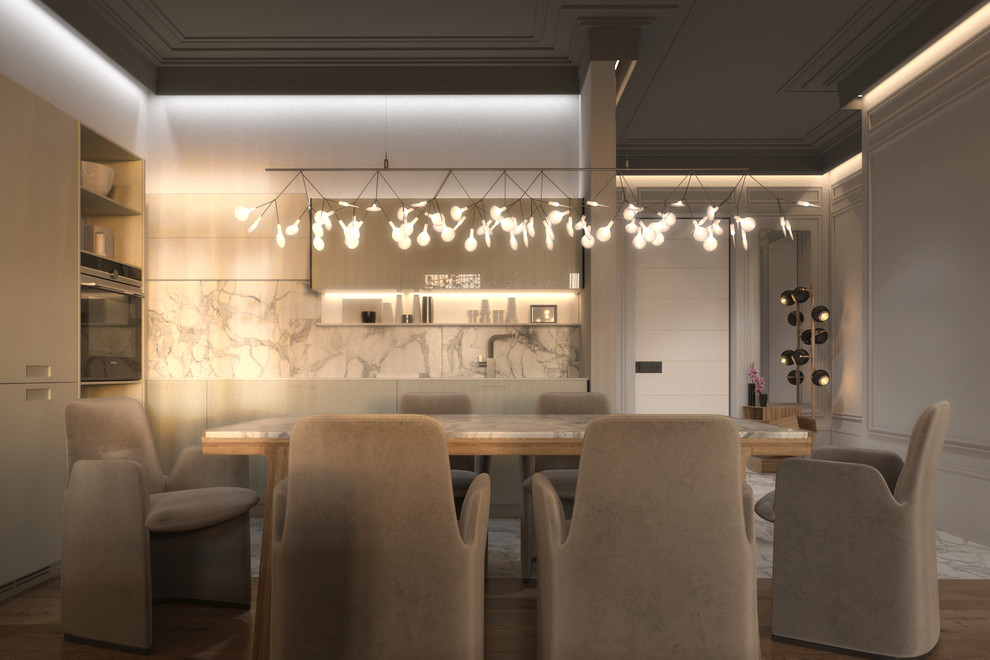 Неоклассический интерьер в центре  Санкт-Петербурга