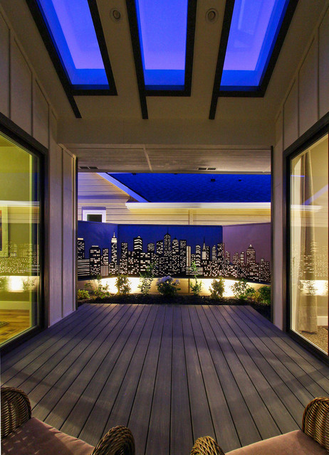 The Central Park contemporary-traedaeck