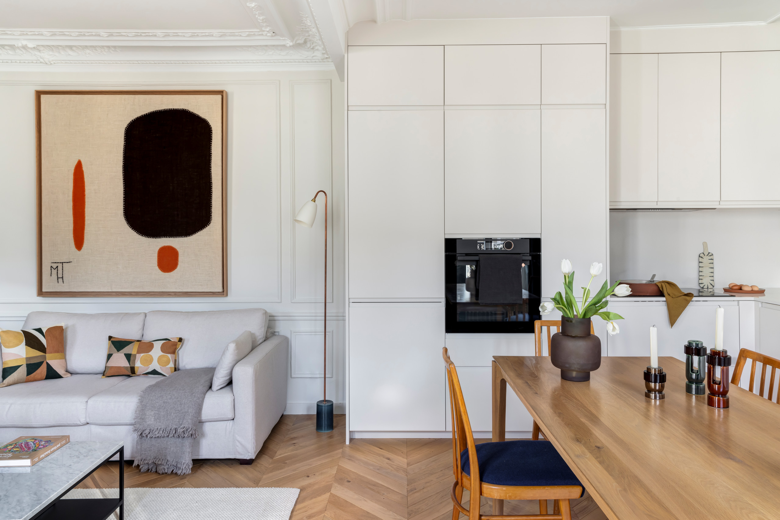 Rénovation totale d'un haussmannien de 80 m²