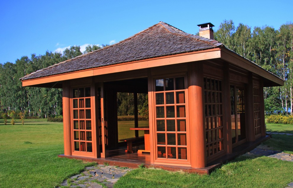 японский павильон и сад