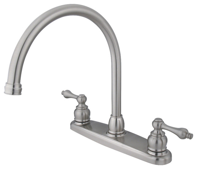 8 Centerset Kitchen Faucet Brushed Nickel