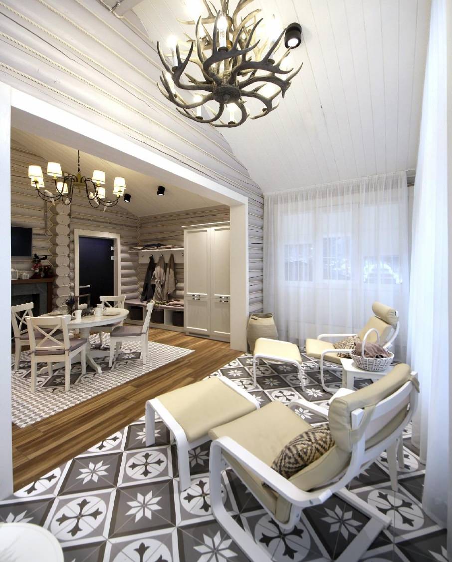 Городская квартира и баня, Дизайнер Евгения Лазарева