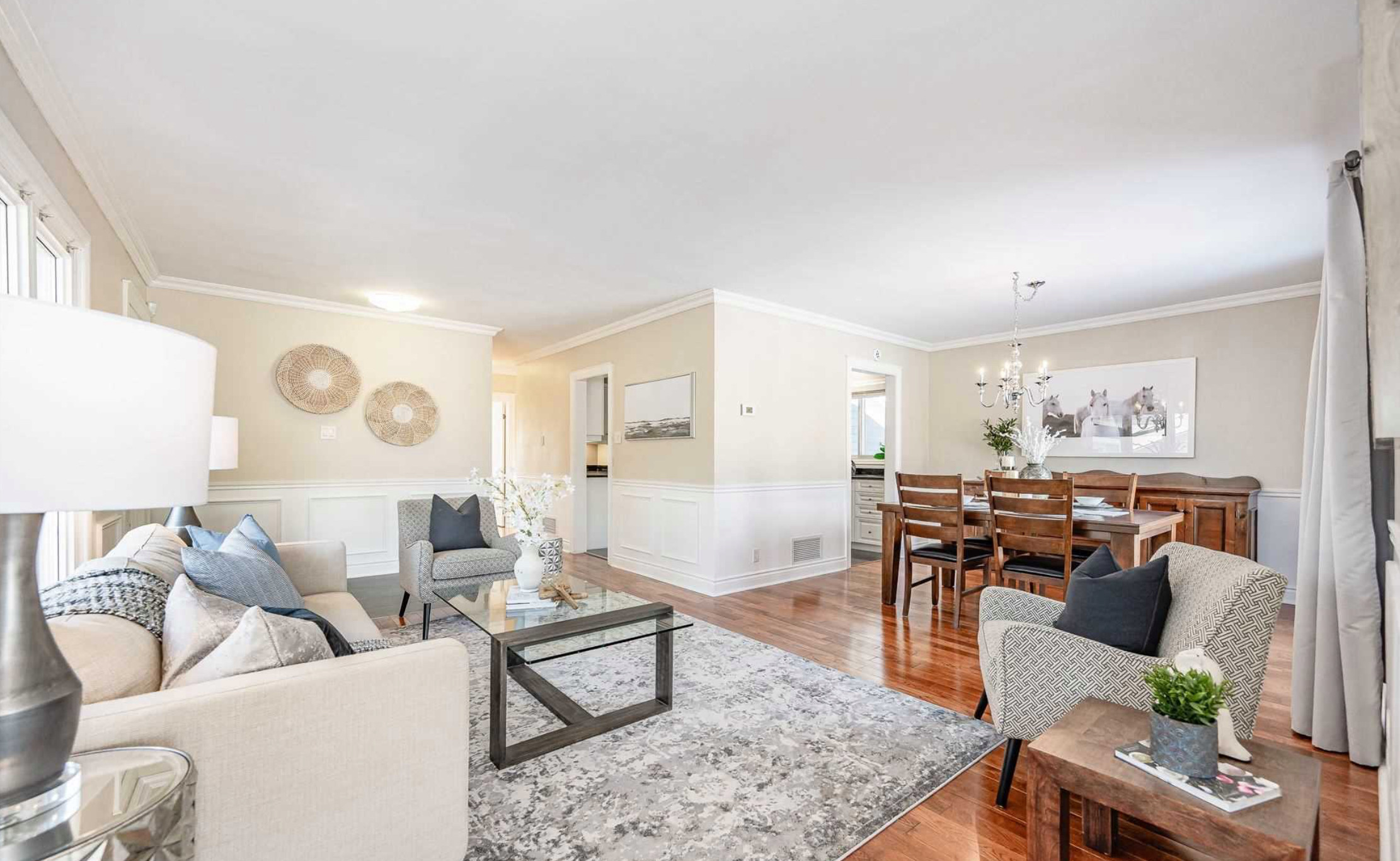 Open living dining