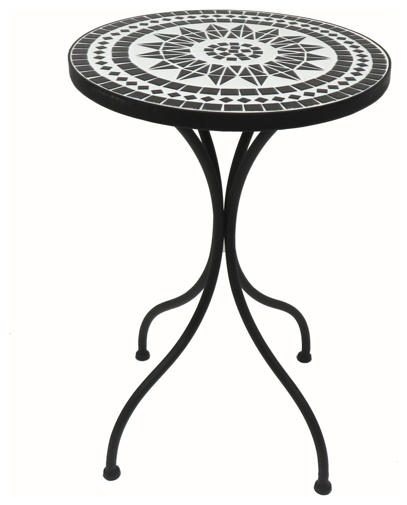 Holly Mosaic Side Table Contemporary Outdoor Side Tables by SAINT