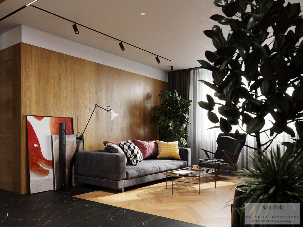 Дизайн квартиры для адвоката 54 м2, ул. Люсиновская, г. Москва