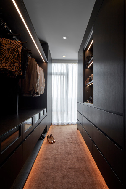 Port Melbourne Residence trendy-opbevaring-og-garderobe