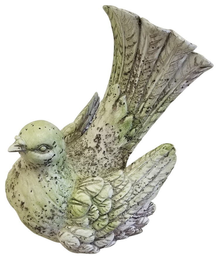 Decorative Dove Garden Animal Statue Traditional Garden Statues And