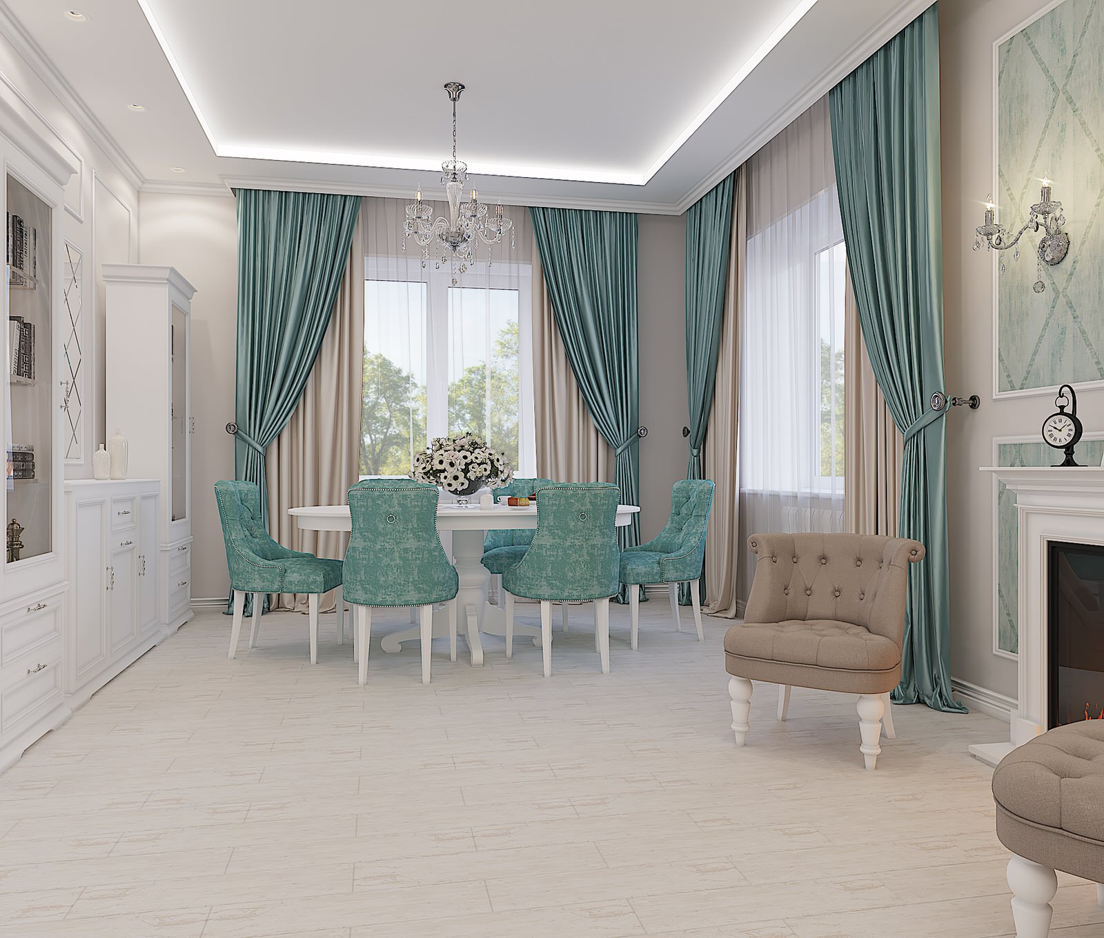 Нежная лазурь