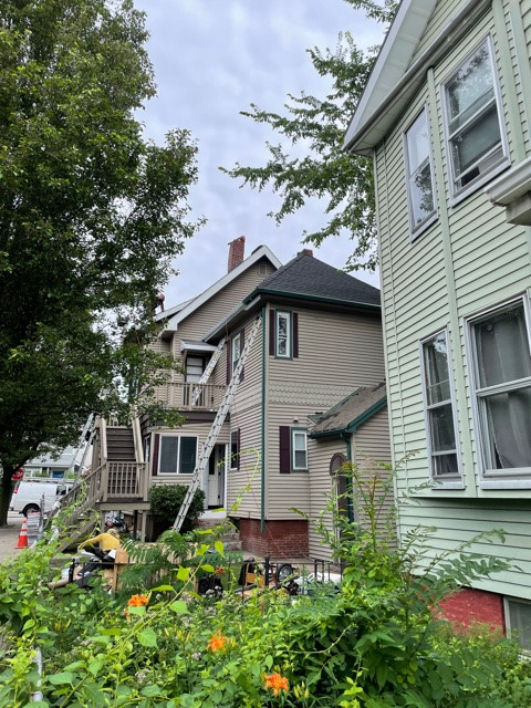 Roofing and metal fascia trim