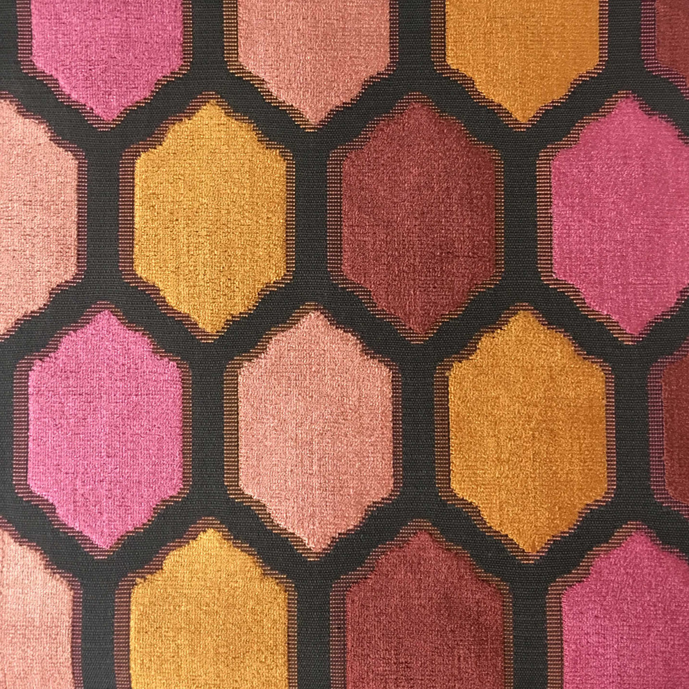 Seymour Cut Velvet Upholstery Fabric Contemporary