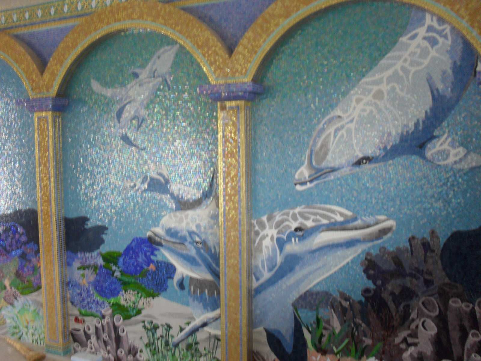 Работы нашей художественной мастерской по камню и мозаики