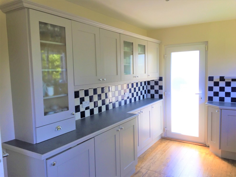 Spray Painted Kitchen In Farrow Ball Purbeck Stone Dublin By Prestige Painting Houzz Uk