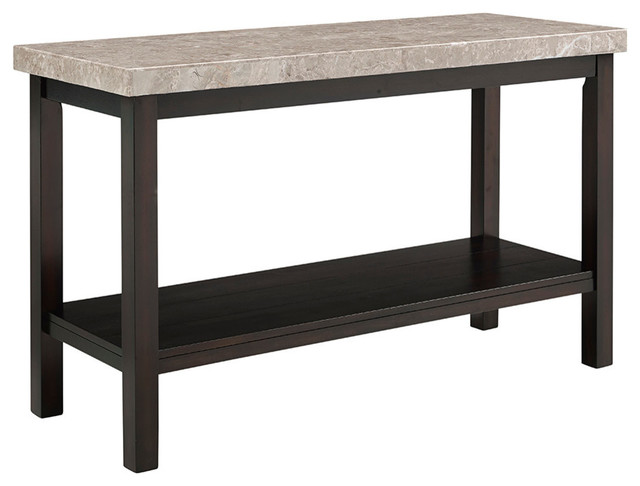 Picket House Furnishings Caleb Marble Top Console Table In Caleb Marble Top Console Table