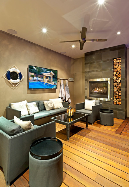 Mount Martha contemporaneo-terraza-y-balcon