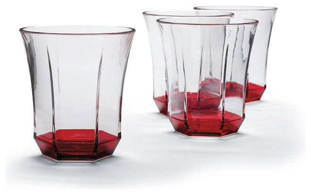 Set of Four Kim Seybert Double Old Fashioned Glasses