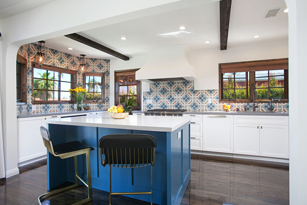 Kensington Heights Spanish Revival Kitchen San Diego by Hamilton