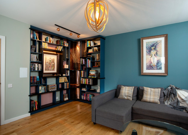 Comic Haven Bookcase eclectic-family-room