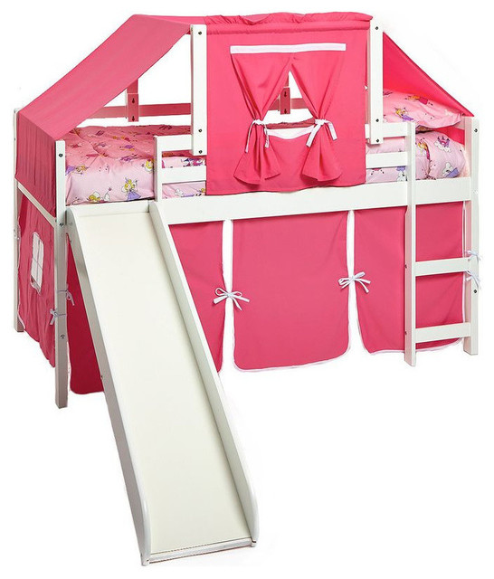 Bunk Bed With Slide For Girls, Bunk Bed With Slide For Girls