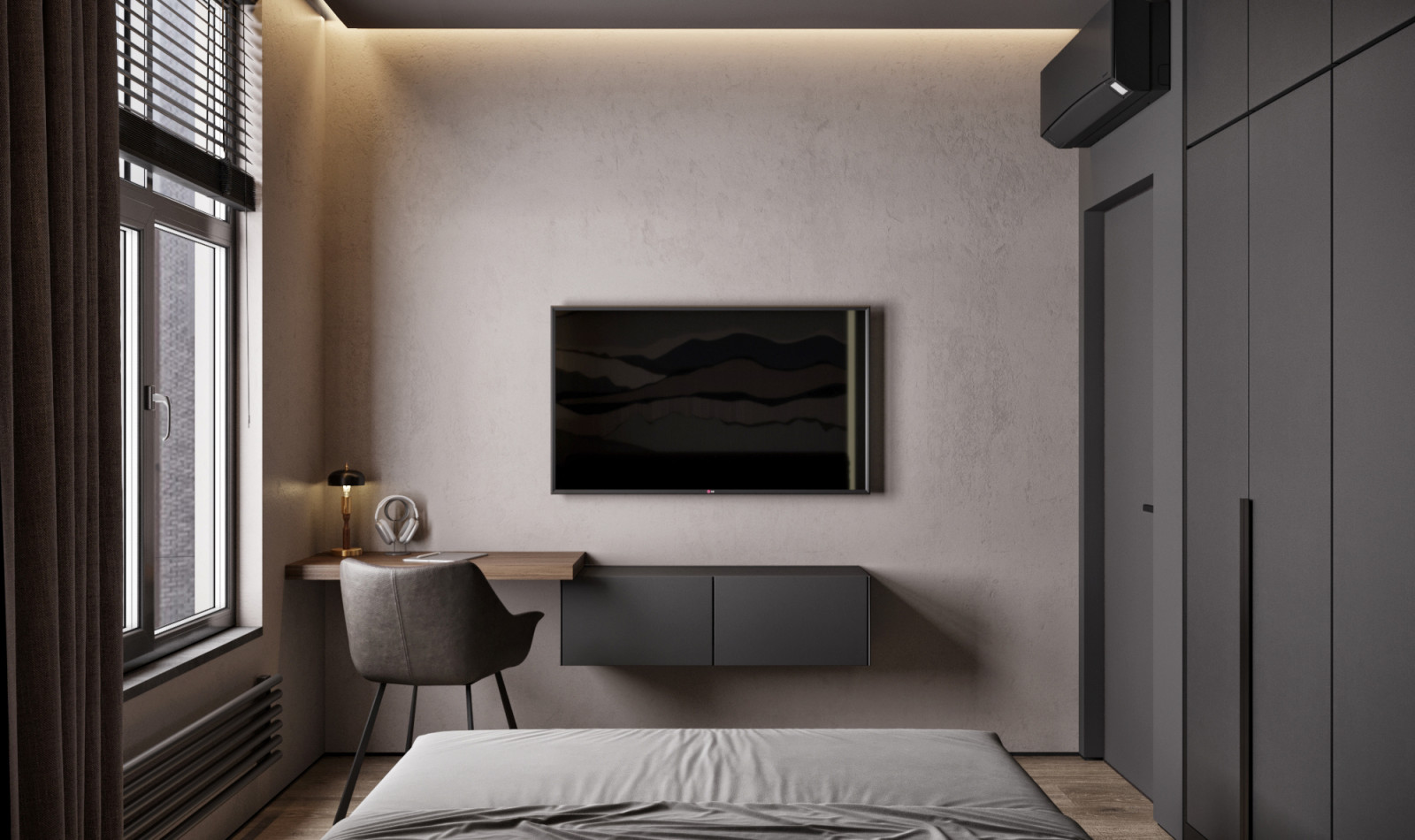 Проект однокомнатной квартиры 40 м²