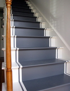 Painted Stair Runners Eclectic By Paintedtherapy Blogspot Com Houzz