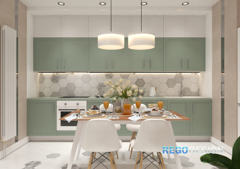 №45 ДИЗАЙН-ПРОЕКТ КВАРТИРЫ В ЖК ПУШКИНСКИЙ 50 КВ.М.