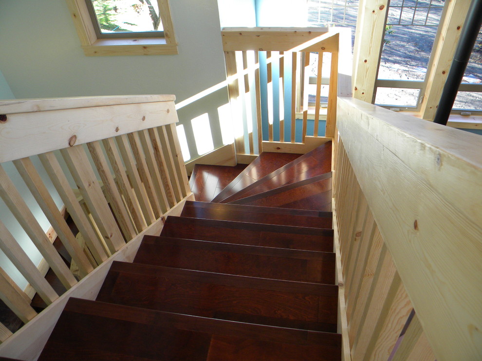 Staircase - rustic staircase idea