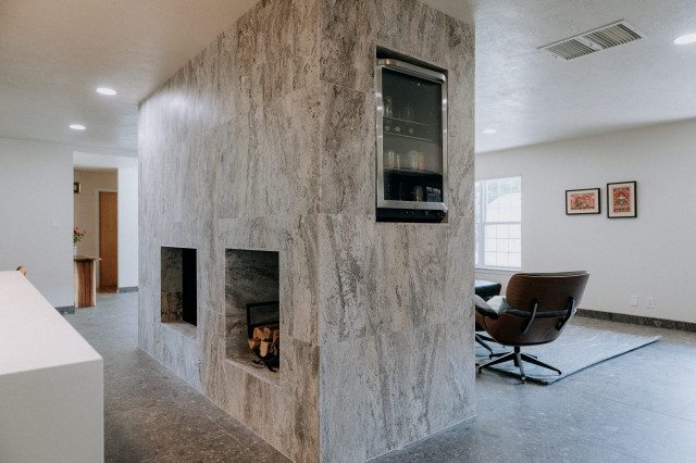 Midcentury Modern Makeover mid-century-kueche