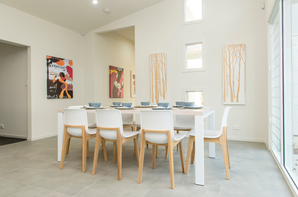 This is an example of a modern dining room in Adelaide.
