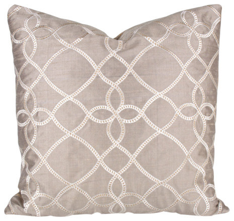 silver and gold decorative pillows