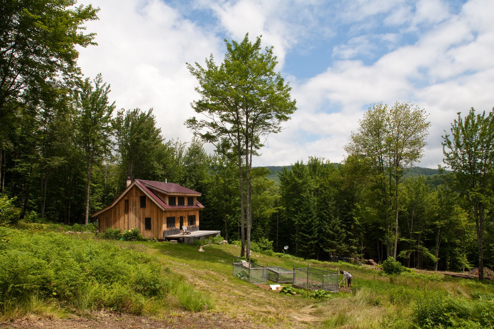 Central Vermont Home - Rustic - Exterior - Burlington - by Timberhomes ...