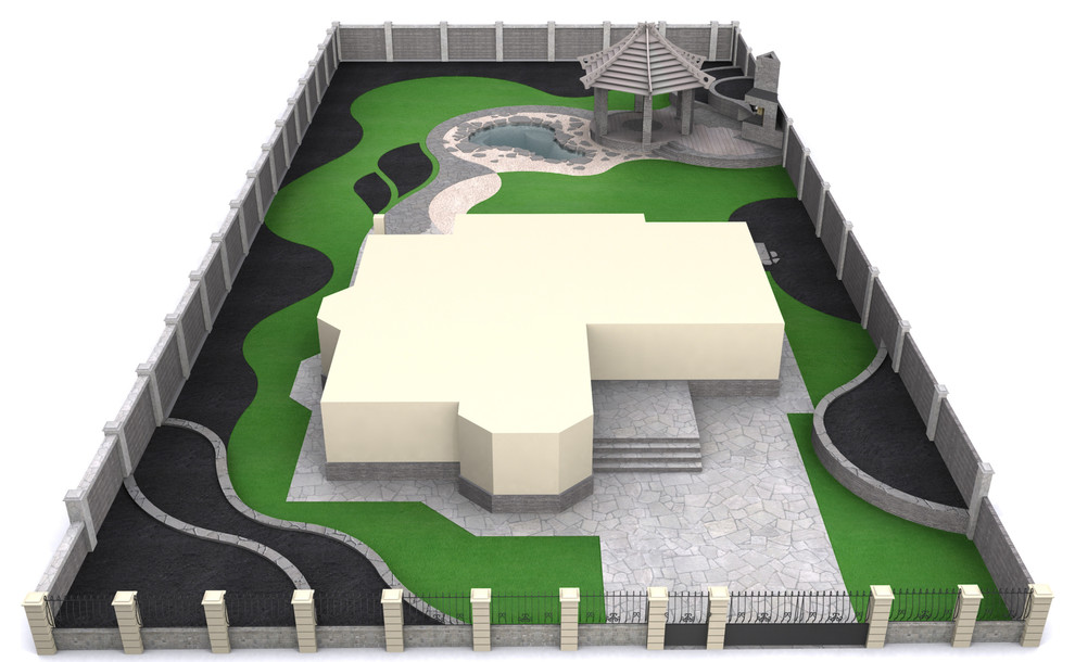 Проект озеленения. Визуализации