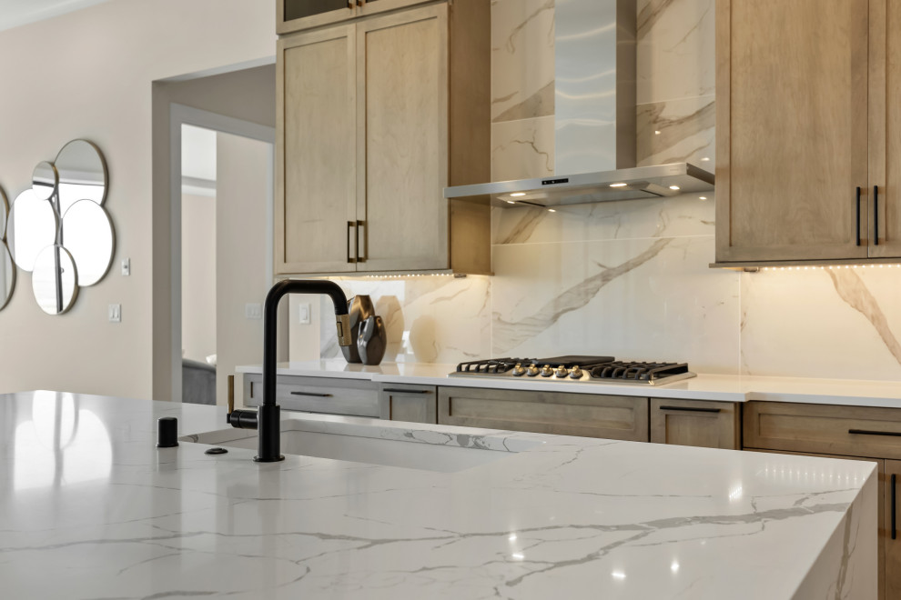 Inspiration for a transitional kitchen remodel in Seattle