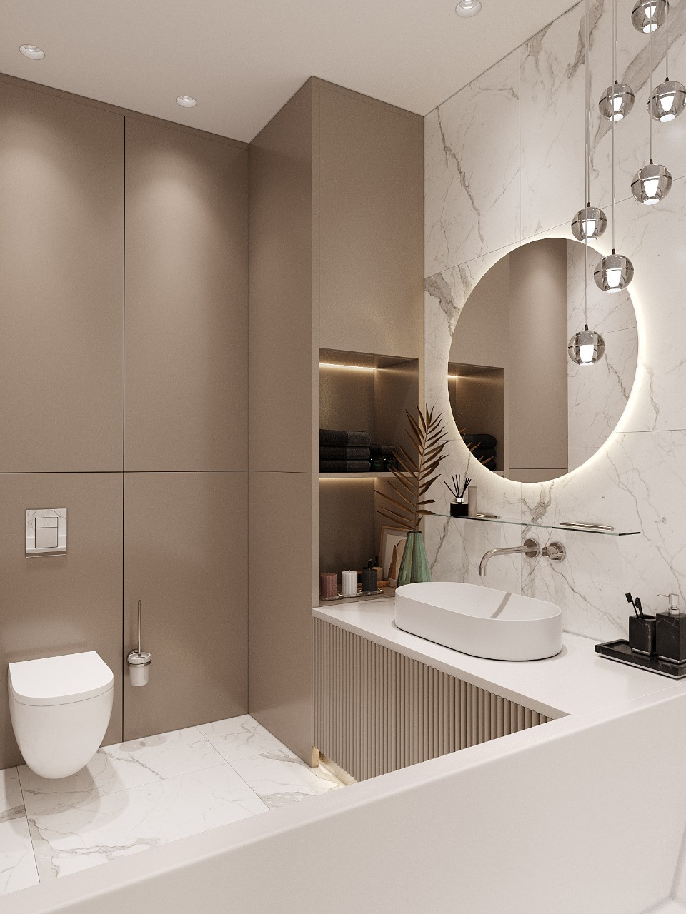 Квартира 100м.кв. в светло-зеленых оттенках оттенках