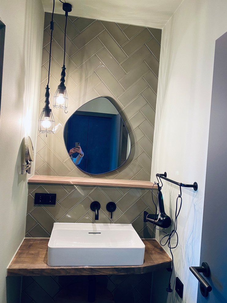 Eklektische Gästetoilette in Sonstige