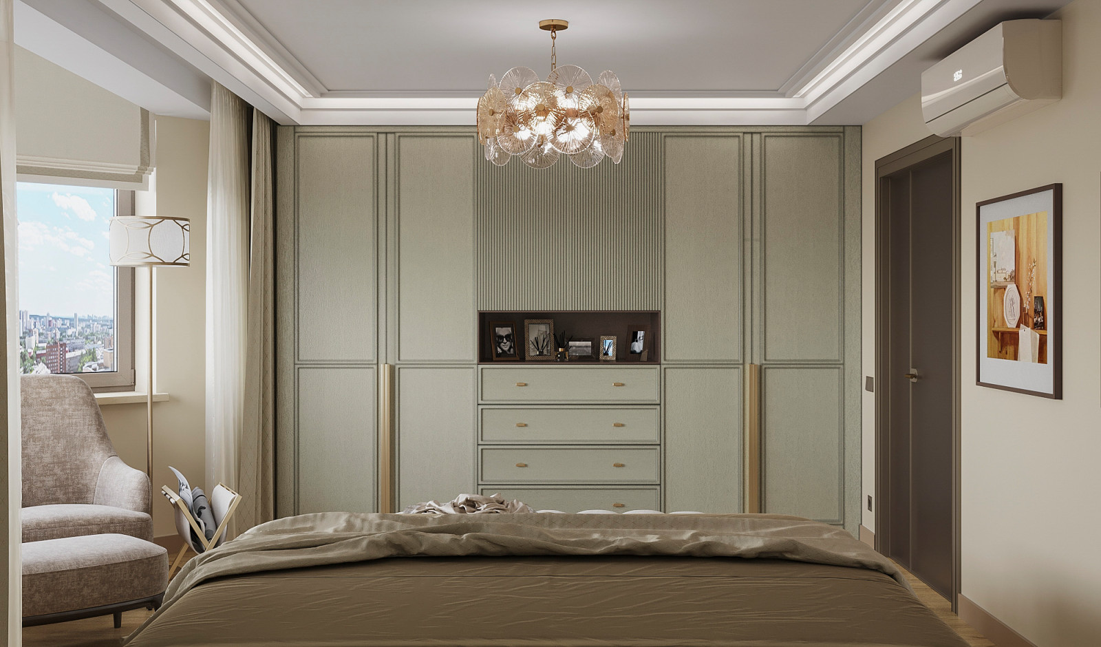 Кашемир беж. Квартира 130 кв.м. на Зоологической ул.