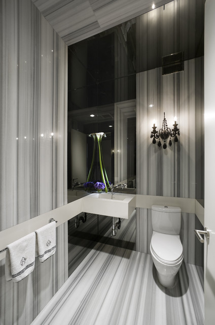 TRIBECA LOFT trendy-lille-badevaerelse