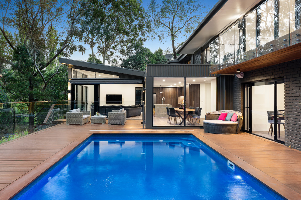Moderner Pool in Melbourne