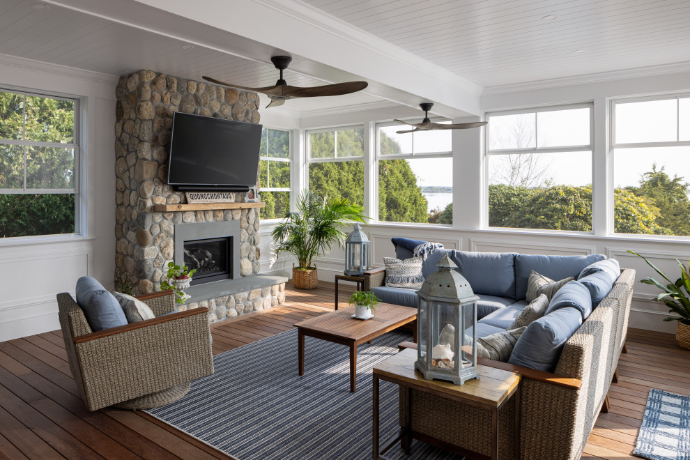 Pond Overlook - Beach Style - Sunroom - Providence - by Sweenor ...