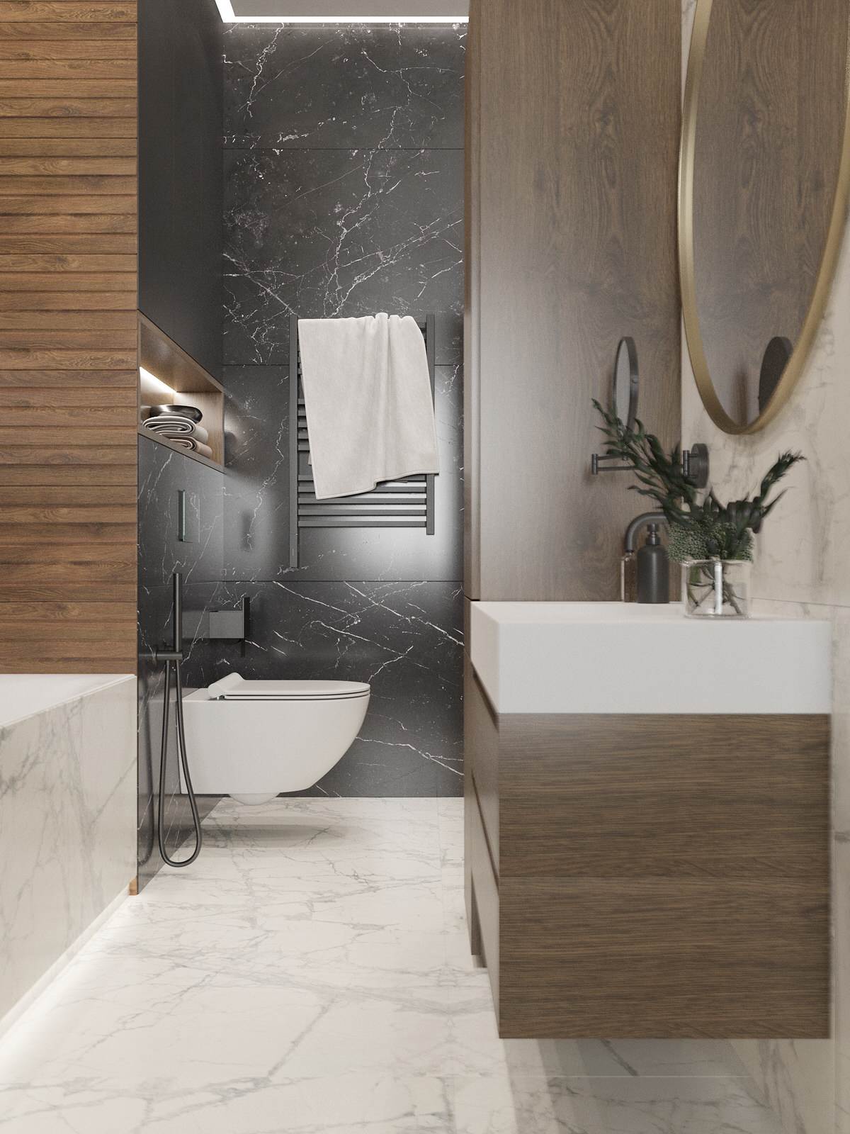 Дизайн-проект 3-комнатной квартиры 84,3 м2 в ЖК «Румянцево-Парк»