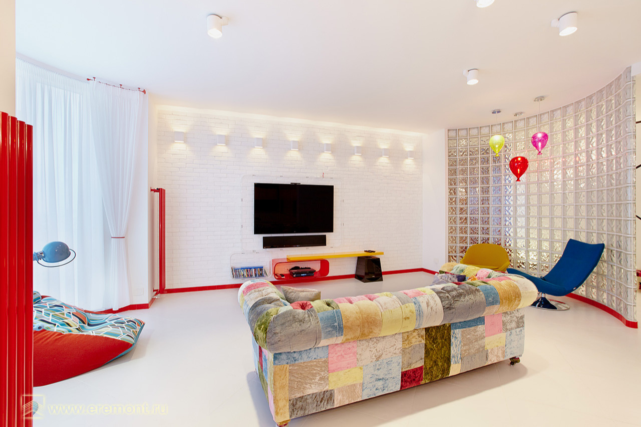 Дизайн и ремонт квартиры на ул.Талалихина — Разноцветное решение