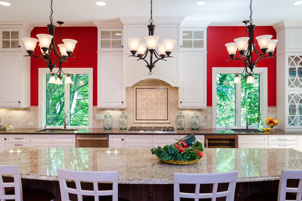 Example of a transitional kitchen design in Richmond