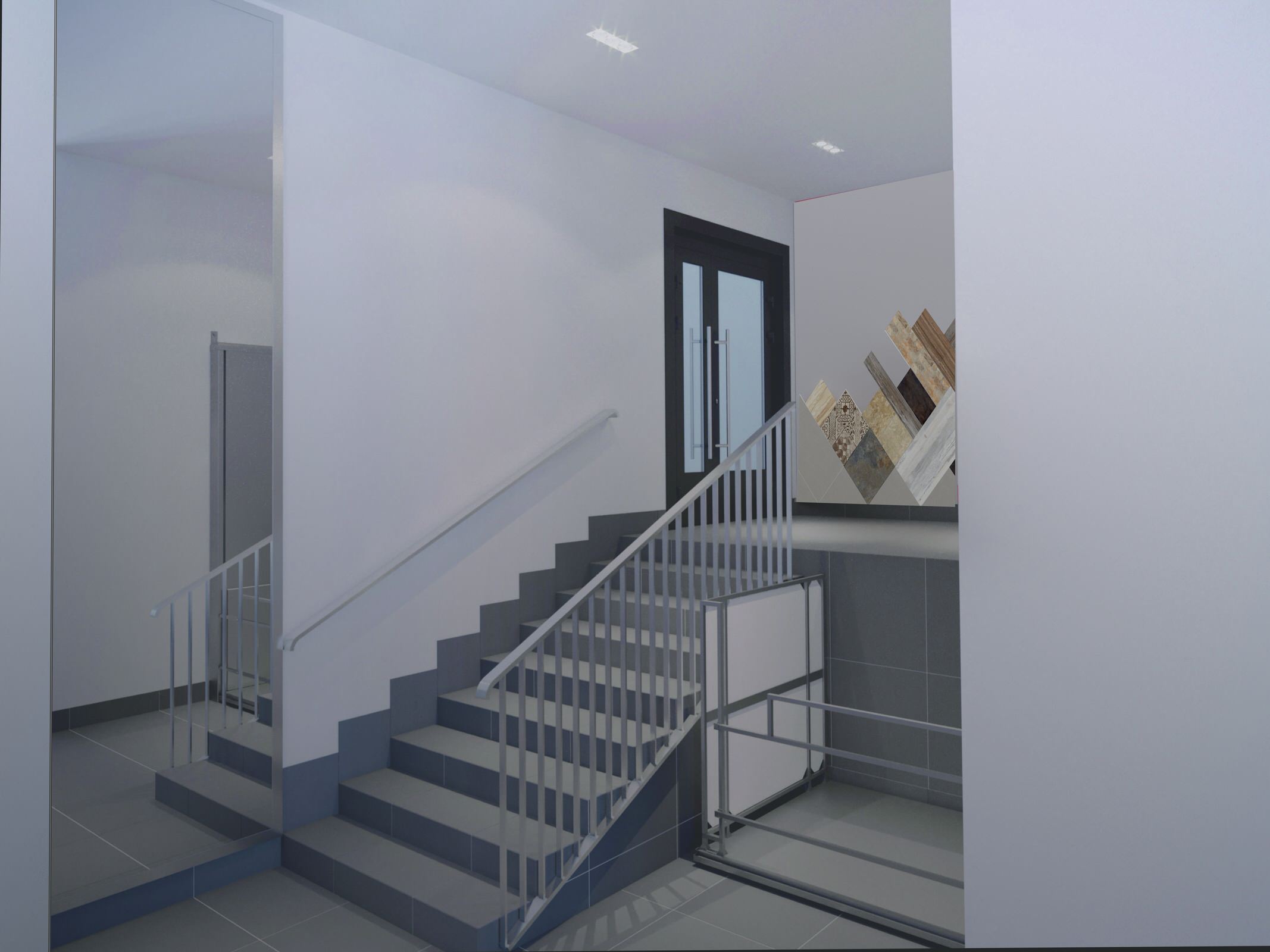 Дизайн-проект входной группы жилого дома в Санкт-Петербурге