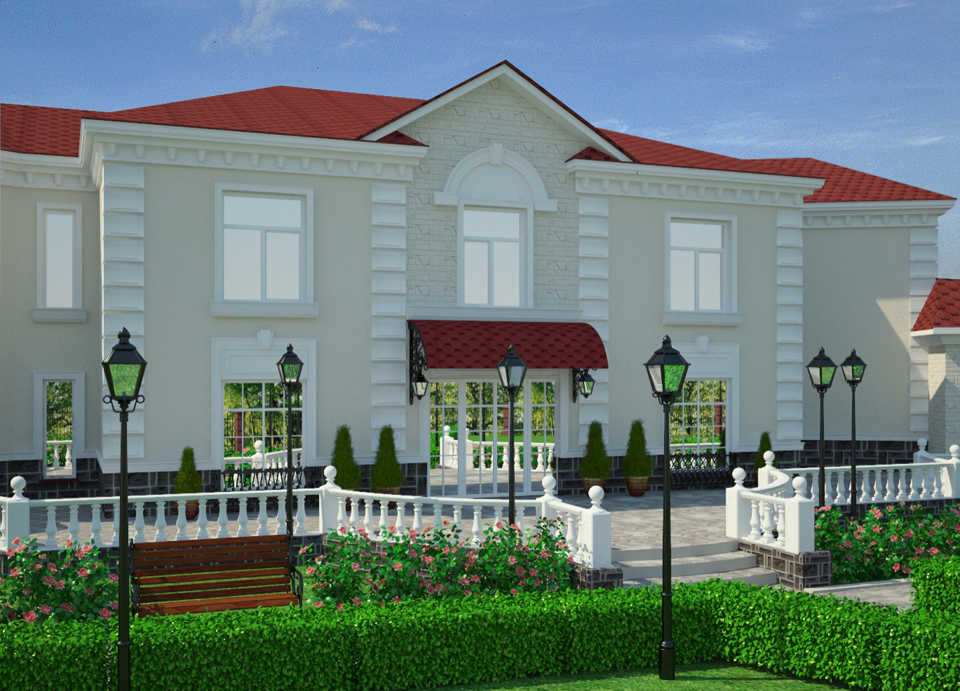 дом на берегу Волги