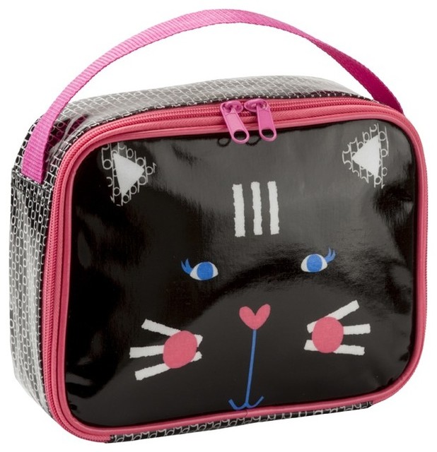 black cat lunch bag