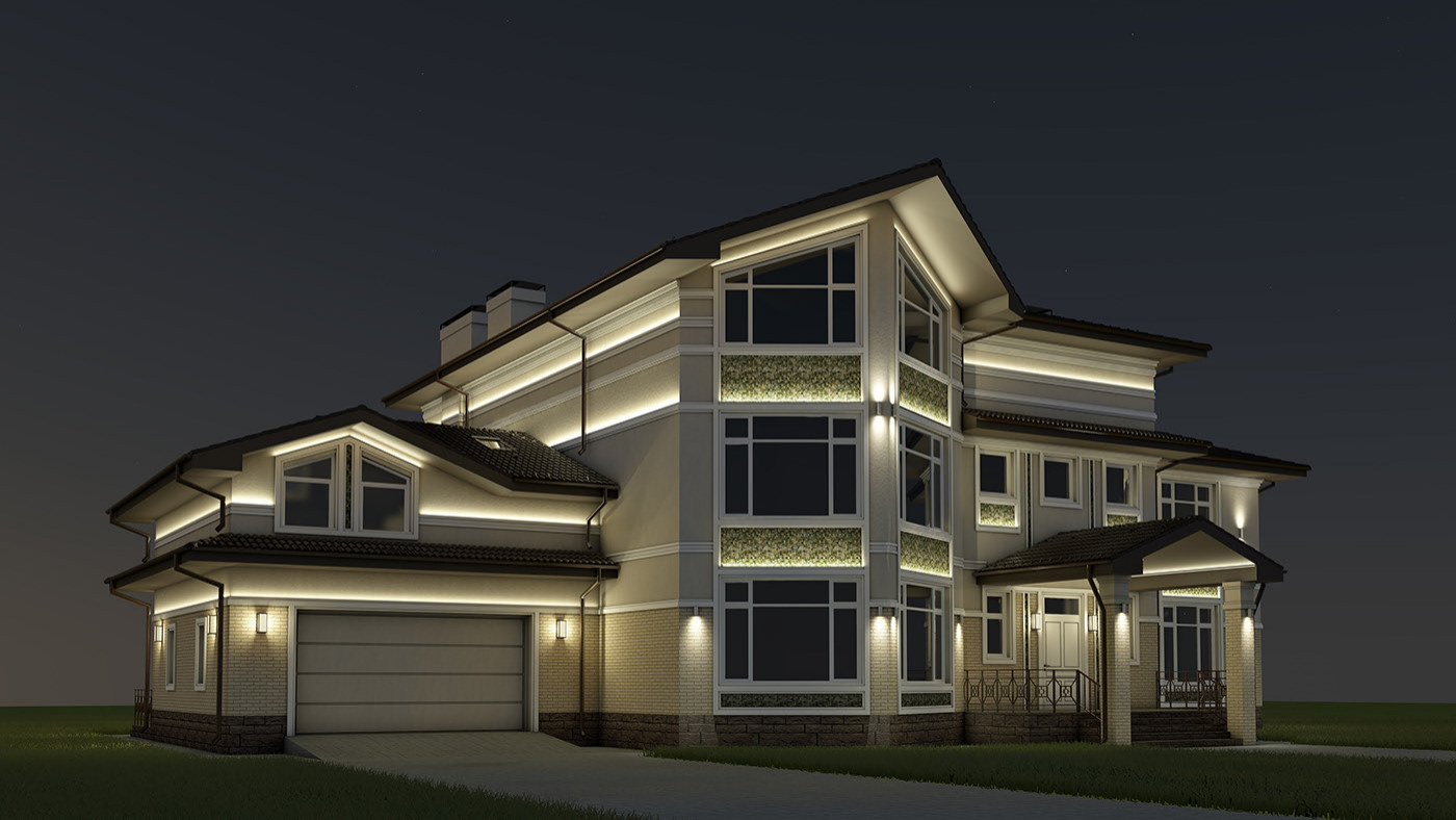 Освещение частного дома