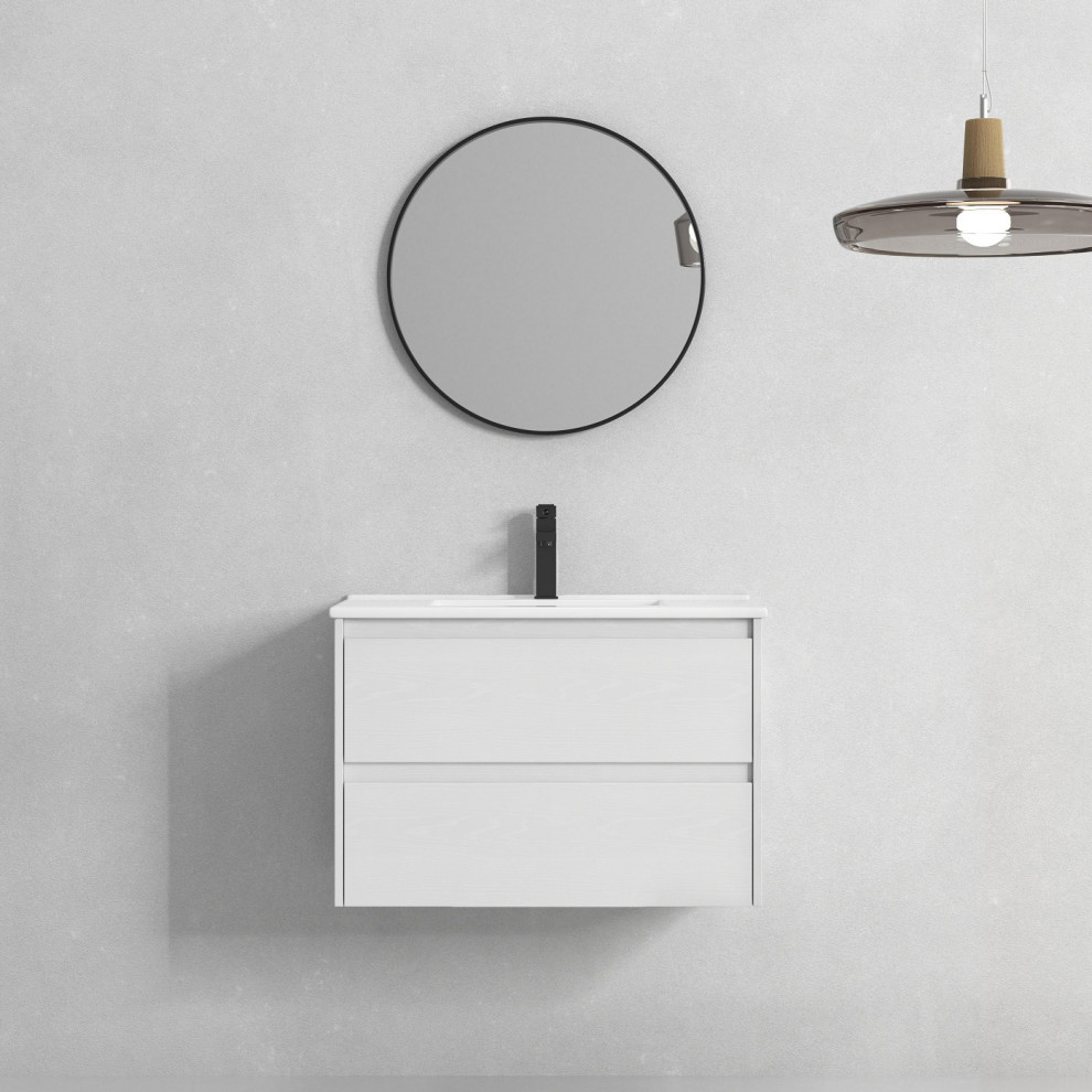 BNK 30 Bathroom Vanity With Sink Modern Vanity With Soft Close 
