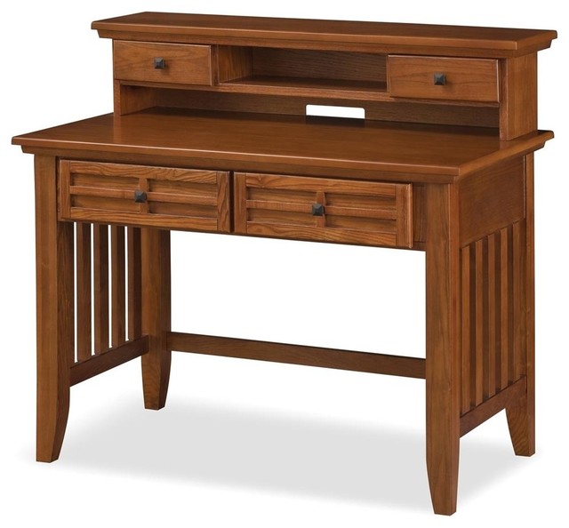 Arts And Crafts Student Desk Hutch Craftsman Kids Desks Lachlan Student Desk With Hutch Cottage Oak